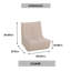 Fauteuil en mousse compressée beige Deko Living-116417349
