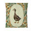 Oreiller décoratif manuel en bois de canard 13 x 18 po