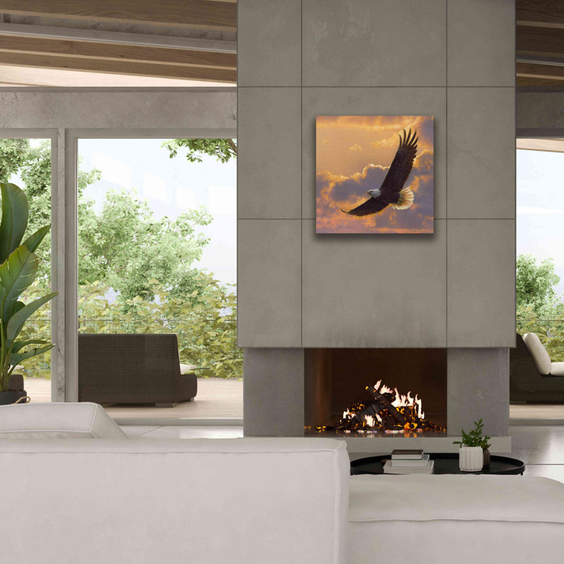 «Soaring Spirit» par Collin Bogle, art mural sur toile, H 26 po x l 26 po x P 1,5 po