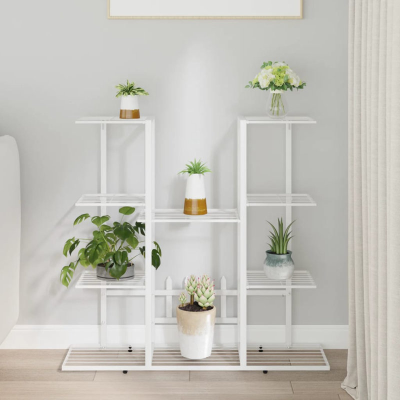Support pour plante Rayda, Blanc