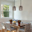 1-Light Farmhouse Dining Room Single Cylinder Pendant