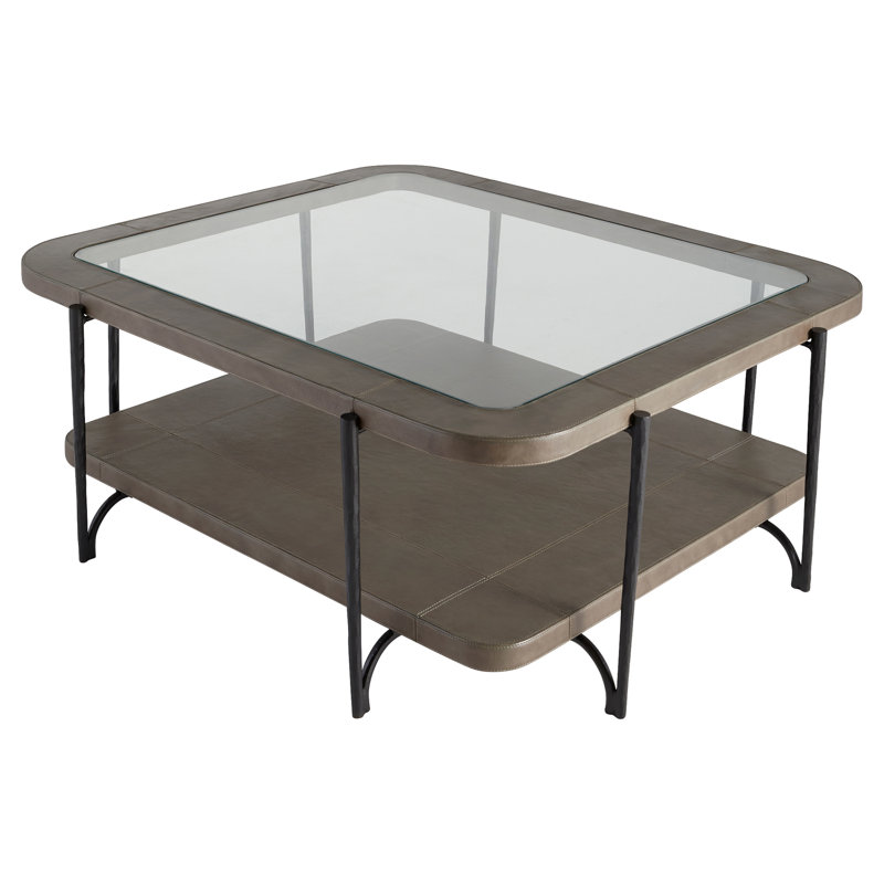 Tierras Glass Top Coffee Table