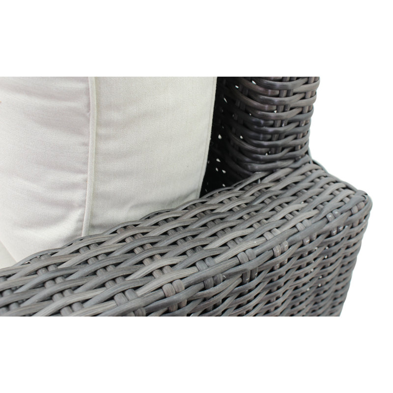 Teak 5 - Person Patio Conversation Sets with Cushions