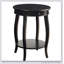 Élégante table de bout noire avec 1 tiroir et une tablette inférieure pour un rangement et une présentation améliorés-73452391
