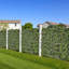 1.3m H x 2.8m W Faux Hedge Artificial Ivy Privacy Fence Panel