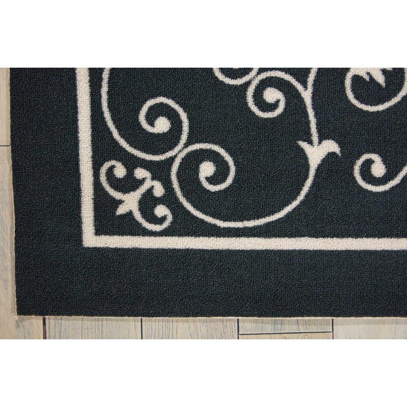 Tapis noir Dian, Rectangle 10 pi x 13 pi