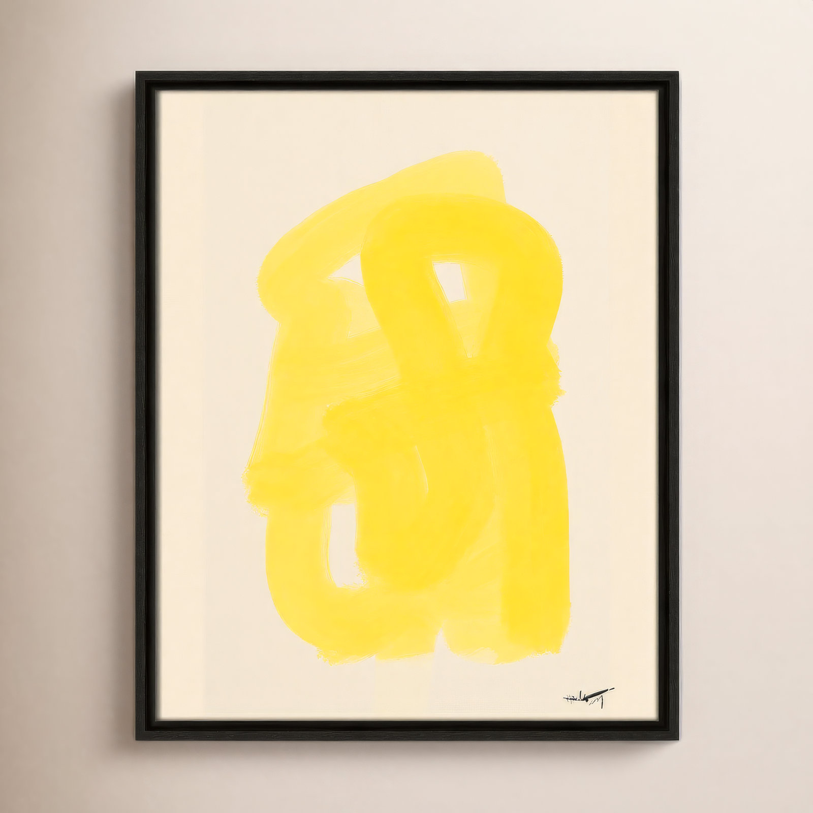 Matin Dete Print by N.Atelier, 21.5" H x 17.5" W, Espresso