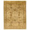 Hand Knotted Wool Oriental Area Rug in Cream And Gold
