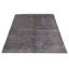 Tapis gris noué à la main unique 5 pi 11 po x 8 pi 0 po