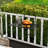 Balcony Railing Table With Adjustable Hooks Hanging Folding Deck Table Plant Stand