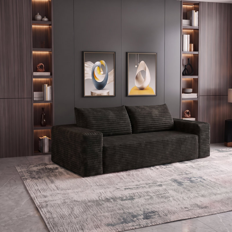 Canapé d'appoint 63 po, Black