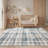 Washable Area Rugs for Bedroom Modern Area Rug for Living Room Contemporary Plaid Non Slip Large Rug Low Pile Stain Resistant Carpet for Playroom Classroom-1637061603-1637199802