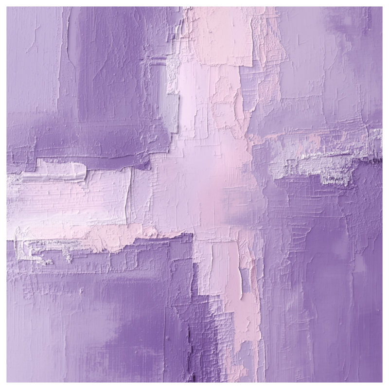 Tapisserie murale texturée mauve abstraite - texture, H 104 po x 88 avec 4 œillets
