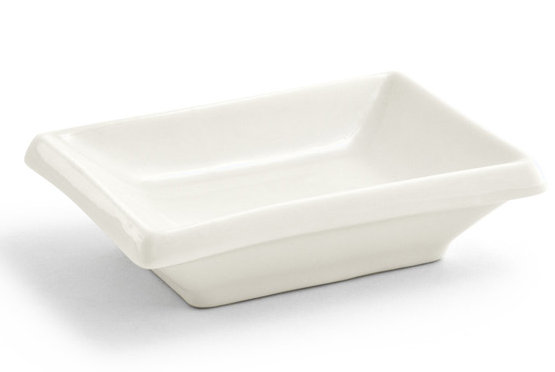 Desserte de condiment rectangulaire eurowhite, Blanc euro