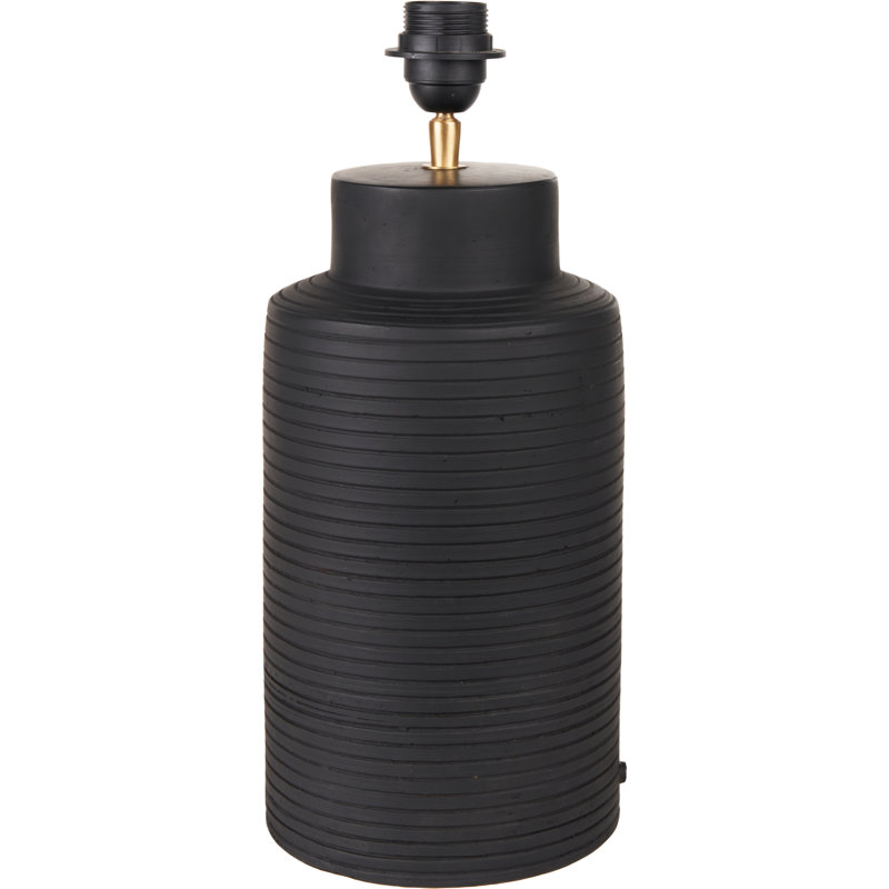 Sierra Ceramic Table Lamp, Black