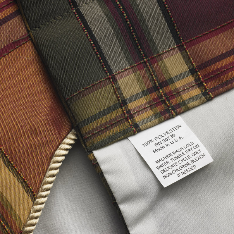 Aneela Plaid Window Valance