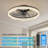 Decorative LED Ceiling Fan Light-397679602