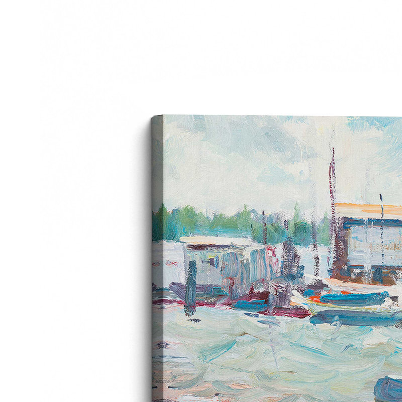 Grande impression sur toile, "Naples" Waterside Hideaway, H 36 po x l 54 po
