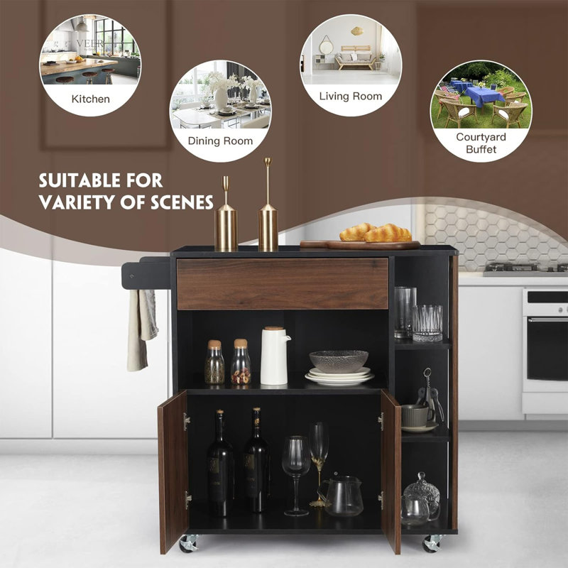 Torynn 15.4 " W Kitchen Cart