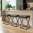 Mid-century 26" Upholstered Counter Height Bar Stools Backless Industrial Barstool-1994768157-1995665150