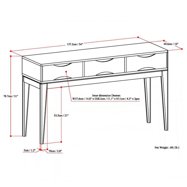 Dimensions du produit