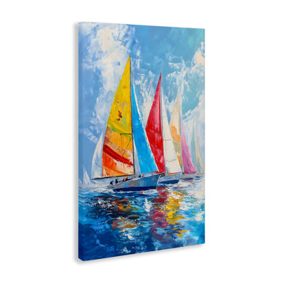 Flotte de voiles colorées, design par LSR Design Studio