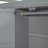 Full Size Pine Wood Loft Bed with Built-in Wardrobe Desk Storage Gray - No Box Spring Needed