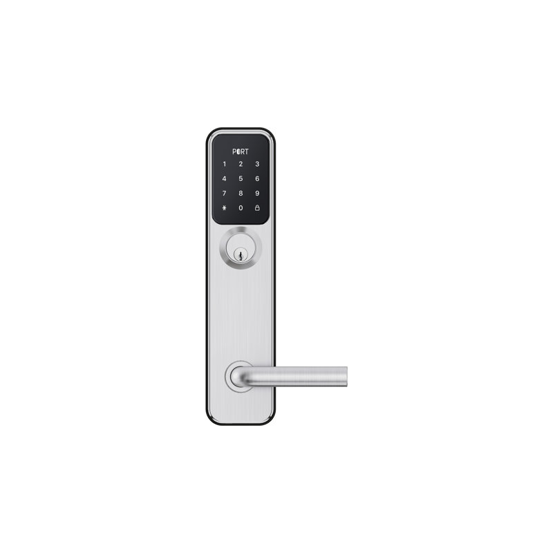 Commercial Grade Smart Deadbolt/ Lever Lock, Satin Nickel
