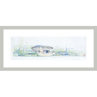 Annunciation Greek Orthodox Church Wauwatosa WI by Frank Lloyd Wright - Framed Giclee Print