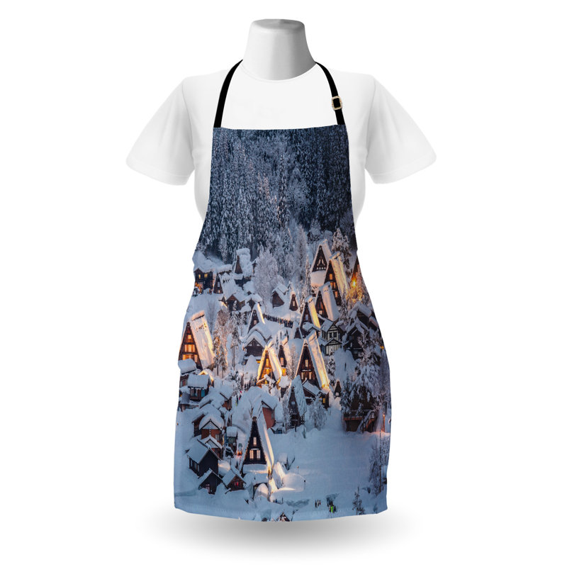No Pattern Bib Apron