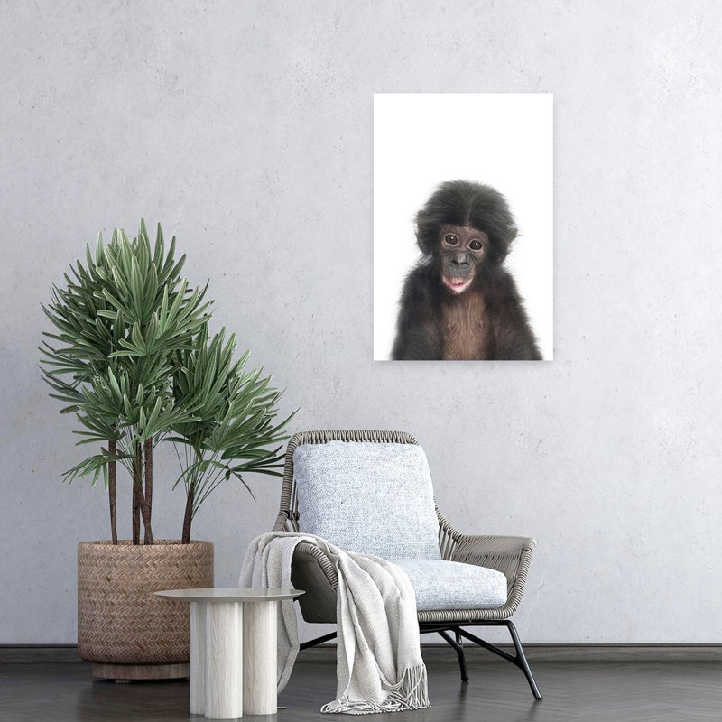 Art contemporain singe contemporain, H 24 po x l 16 po