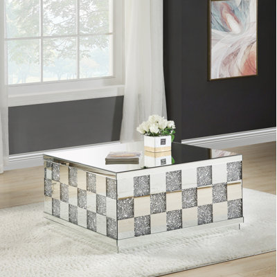 Table basse Acelin en miroir