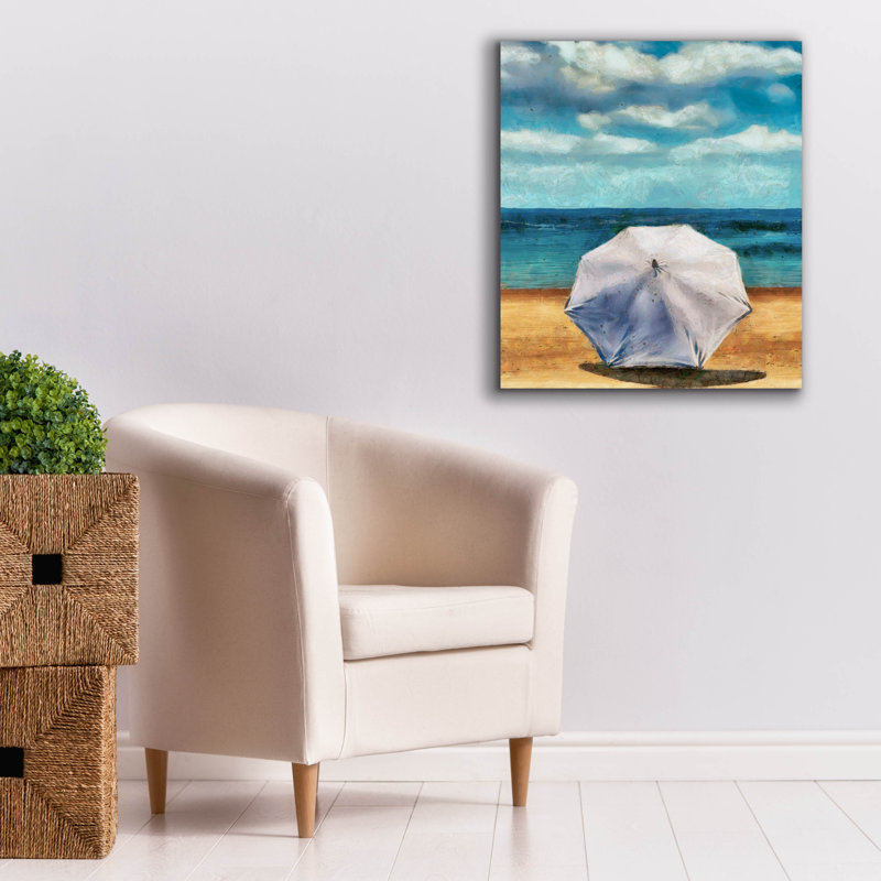 Toile épique Graffiti «Beach Umbrella 2» par Alonzo Saunders, 26 po x 30 po, H 30 po x l 26 po