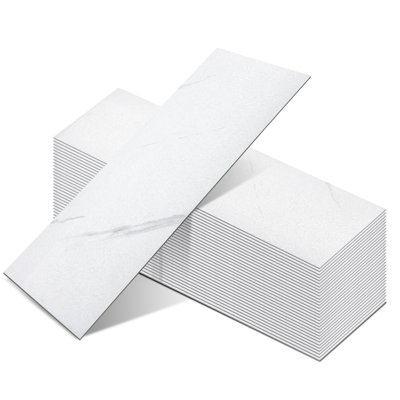 45.72 cm x 15.24 cm Vinyl Floor Tiles, 50 Per Pack