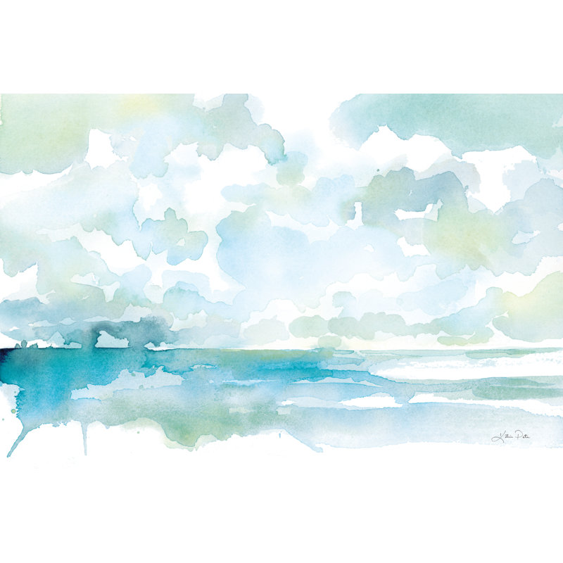 Ocean Dreaming Pale by Katrina Pete - Wrapped Canvas Print, 81cm H x 122cm W
