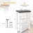Ebern Designs 24'' Upholstered Bar Stools Set Of 4 Home Kitchen Stools W/ Solid Wood Support Legs-1819666339-1819666348