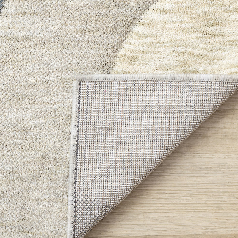Tapis crème et gris Solum, Rectangle 7 pi 10 po x 10 pi 6 po