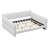 King Size Upholstered Platform Bed with Built-In USB Charging Port, White-1984314895