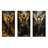Gold Angel Rebel Renaissance I - Fictional Character Metal Wall Art Prints Set Of 3-154034761