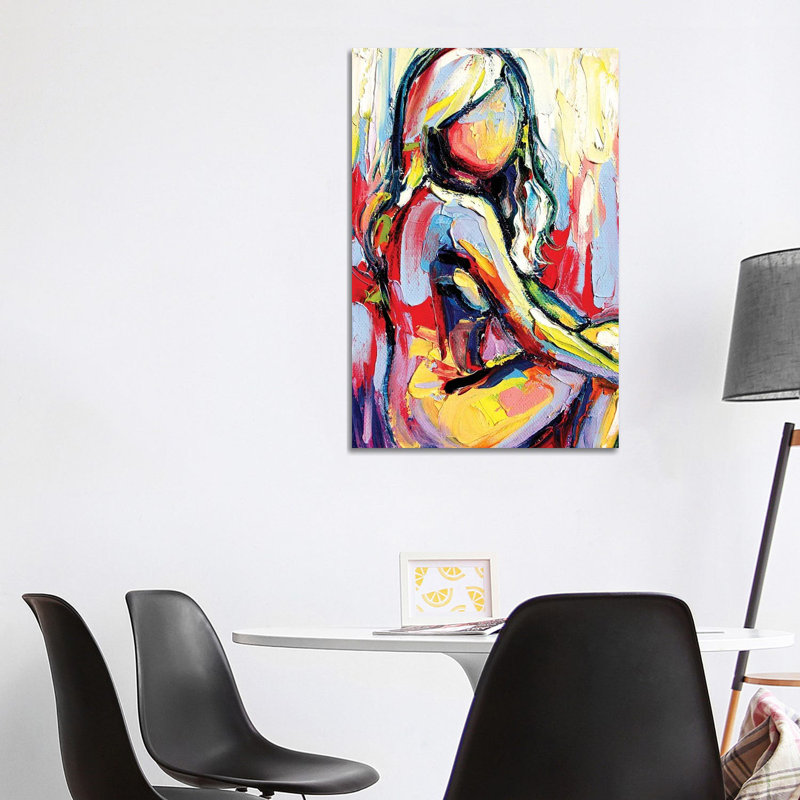 Femme 195 1 Piece Wrapped Canvas Painting, 101.6 cm H x 66.04 cm W