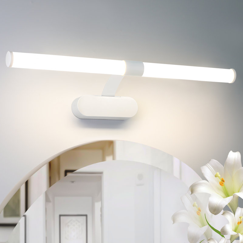 LED-Spiegelleuchte 1-flammig Chyann, White, matt