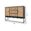 Buffets simples en bois noir