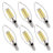 B10E12 40W Equivalent B10 E12/Candelabra Dimmable LED Bulb, 5000K-78866983