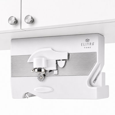 ELITRA HOME – Elitra 3-In-1 Under The Cabinet Electric Can Opener – Black