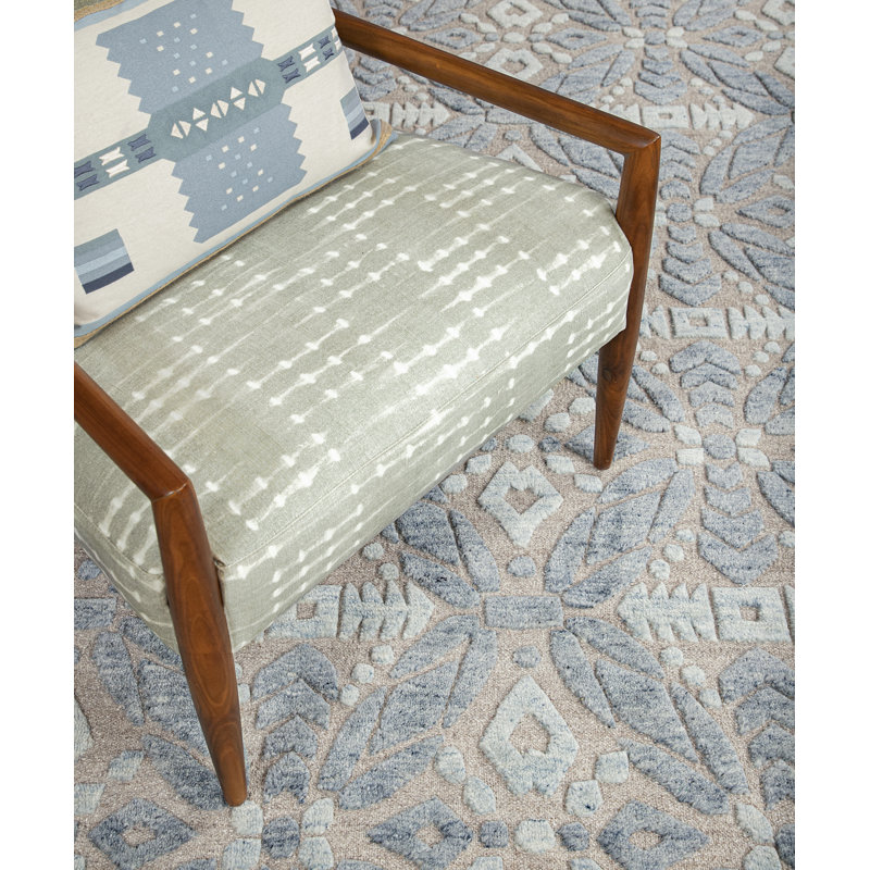 Bariloche Wool Geometric Area Rug, Rectangle 3' x 5'