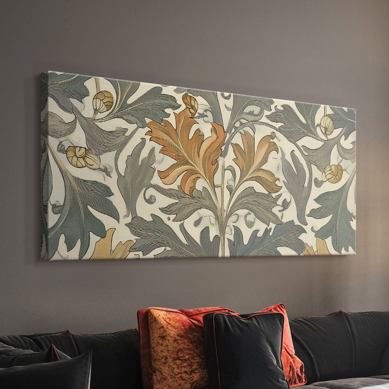 Série abstraite-LX III - Toile tendue avec châssis - Prêt à accrocher, H 20 po x l 40 po