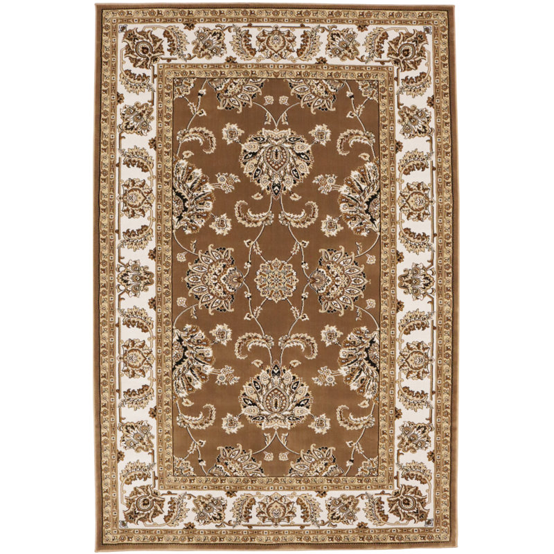 Tapis oriental brun 5X8, Rectangle 5 pi 2 po x 7 pi 9 po