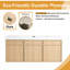  Ensemble de meuble-lavabo mural simple 48 po avec plateau en résine Ruffor-1373134875