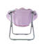  Chaise de soucoupe festonnée, teinture par nœuds mauve