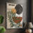 Contemporary Palm II Framed Print - Solid Wood 48976-445176717